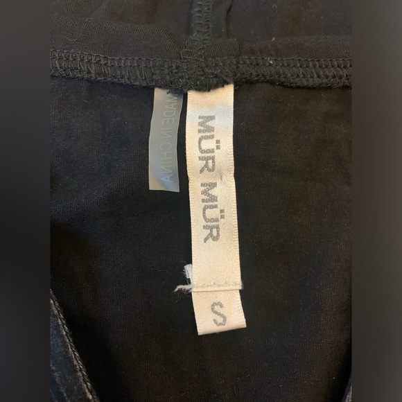 Anthropologie Mur Mur tunic top, black charcoal with side slits, wmns small (R) - Picture 5 of 7